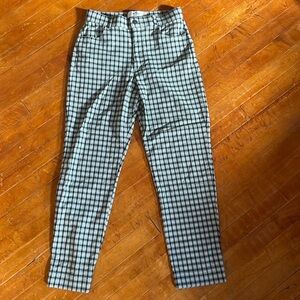 Hollister Ultra High-Rise Advanced Stretch Plaid Pants